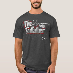 Camiseta Hombres Con Los Divertidos Regalos De Pesca De Rod