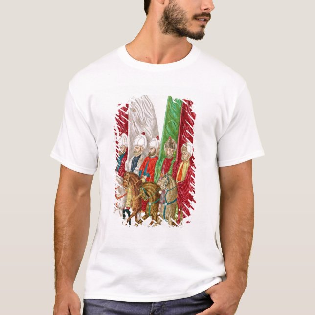 Camiseta Hombres con los estándares que siguen el Seigneur (Anverso)