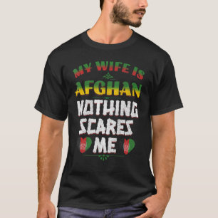 Camiseta Hombres con los que mi esposa es afgana
