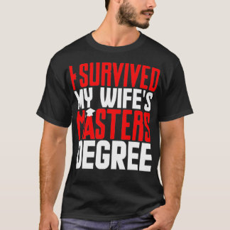 Camiseta Hombres con los que sobreviví a mis esposas gradua