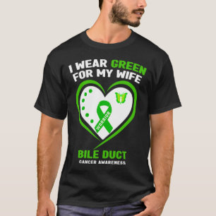 Camiseta Hombres Con Los Que Uso El Verde Para Mi Esposa Bi