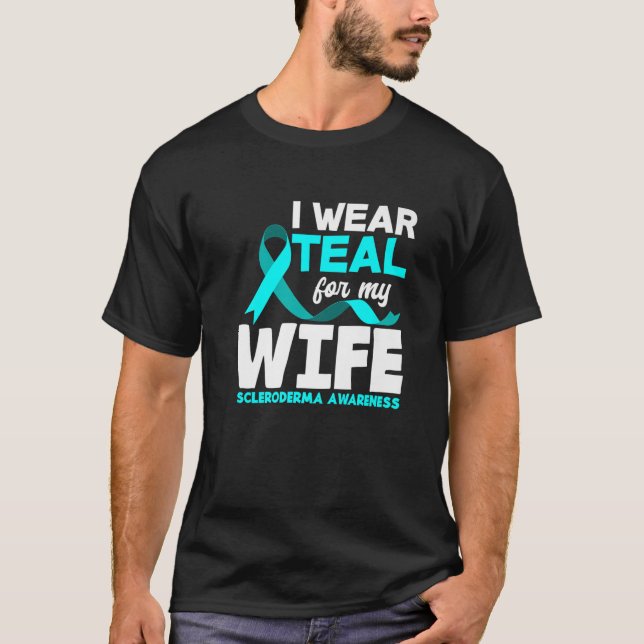 Camiseta Hombres Con Los Que Uso Verde azulado Para Mi Escl (Anverso)