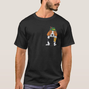 Camiseta Hombres con pies alemanes de bolsillo Oktoberfest 