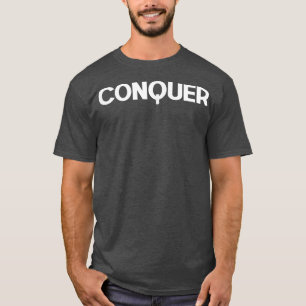 Camiseta Hombres CONQUISTEN Gimnasio Fitness Workout Bodybu
