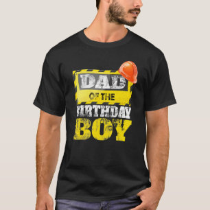 Camiseta Hombres Construcción Papá de la Familia de Niños d