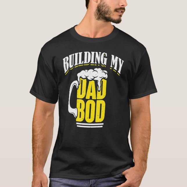 Camiseta Hombres construyendo sangre de papá papá Chistes p (Anverso)