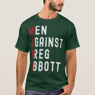 Camiseta Hombres contra Greg Abbott T-Shirt