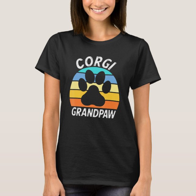 Camiseta Hombres Corgi Abuelo Welsh Pembroke Corgi Abuelo (Anverso)