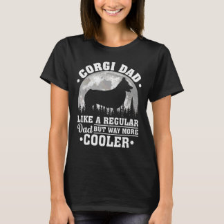 Camiseta Hombres Corgi Dad Como Un Padre De Perro Corgi De 