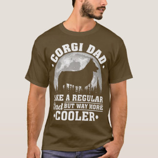 Camiseta Hombres Corgi Dad Como Un Perro Corgi Funny De Pap