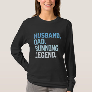 Camiseta Hombres corriendo papá marido papá correr Leyenda 