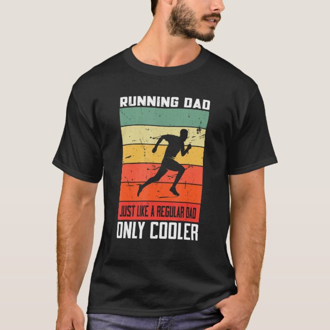 Camiseta Hombres corriendo por la maratoniana masculina (Anverso)