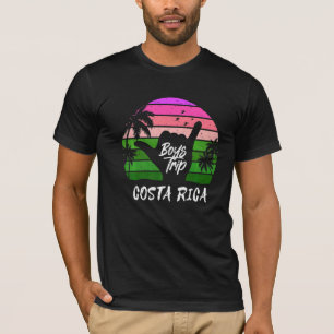 Camiseta Hombres Costa Rica viajan en pareja surfista de va