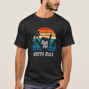 Camiseta Hombres Costa Rica viajan en pareja surfista de va