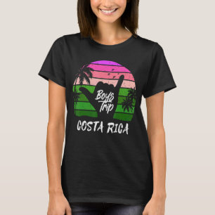 Camiseta Hombres Costa Rica viajan en pareja surfista de va