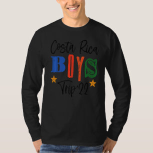 Camiseta Hombres Costa Rica viajan juntos vacaciones Costa