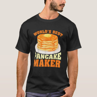 Camiseta Hombres crean el mejor panqueque del mundo