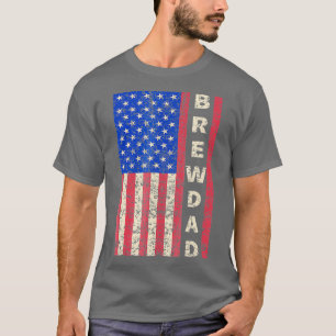 Camiseta Hombres crían a papá con cerveza de bandera estado