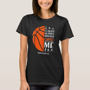 Camiseta Hombres Cristianos de Baloncesto Niños Religiosos