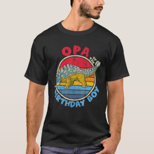 Camiseta Hombres Cumpleaños I Opa I Ankylosaurus I Mamáes F
