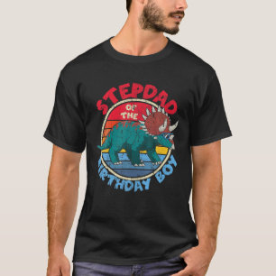 Camiseta Hombres Cumpleaños I Stepdad I Triceratops I Famil