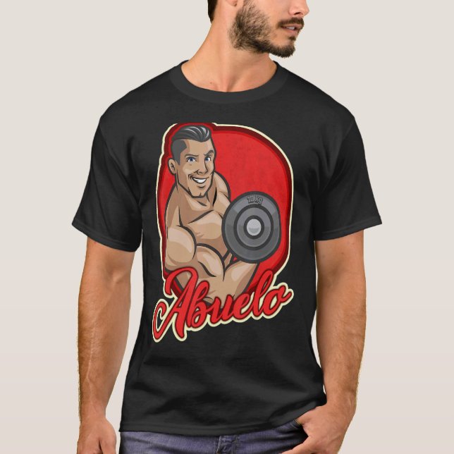 Camiseta Hombres Cumpleaños Presente Constructor de Cuerpos (Anverso)