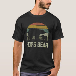 Camiseta Hombres Curiosos Osos De Cachorro S, Abuelo Del Dí
