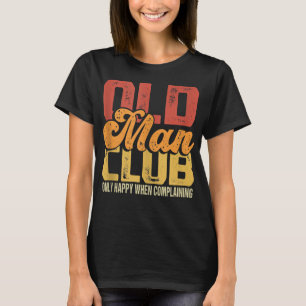 Camiseta Hombres curiosos, viejo club    bromista, adultos