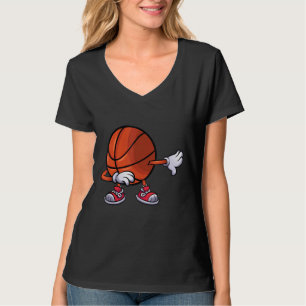 Camiseta Hombres Dabbing Baloncesto Baile El Juego De Pelot