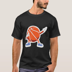 Camiseta Hombres Dabbing Baloncesto Baile El Juego De Pelot