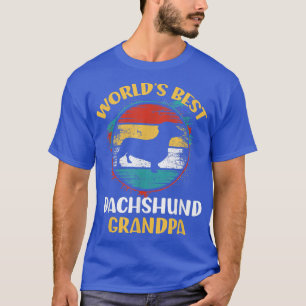 Camiseta Hombres Dachshund Abuelo Funny Weenie Perro Lover 