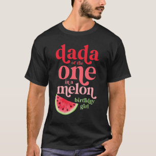 Camiseta Hombres Dada De Uno En Un Agua Chica De Cumpleaños