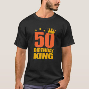 Camiseta Hombres De 50 Años Rey De 50 Años