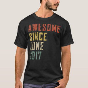 Camiseta Hombres De 5 Años De Edad Increíble Desde Junio De