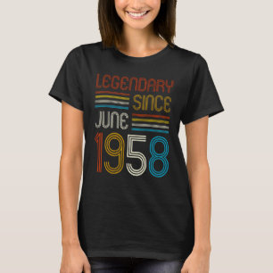 Camiseta Hombres de 65 años Las mujeres de 65 años