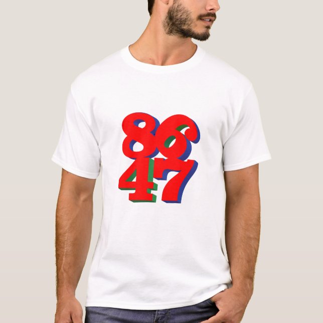 Camiseta Hombres de 8647 (Anverso)