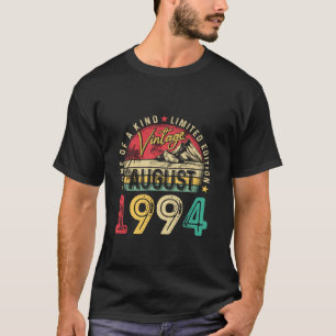 Camiseta Hombres de Agosto de 1994 Viejos de 30 años de eda