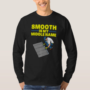 Camiseta Hombres de arte del acabado de hormigón papá Smoot