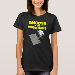 Camiseta Hombres de arte del acabado de hormigón papá Smoot