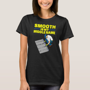 Camiseta Hombres de arte del acabado de hormigón papá Smoot