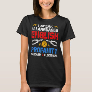 Camiseta Hombres de Arte Eléctrico Mujeres Ingenieras Eléct