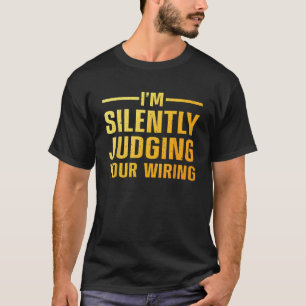 Camiseta Hombres de Arte Electrista de Guay Ingeniería Eléc
