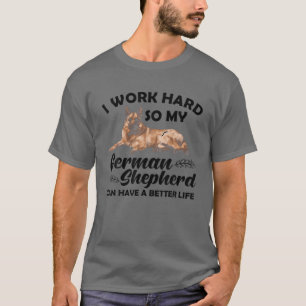 Camiseta Hombres de Arte Pastor Alemán de Guay Mujeres Past