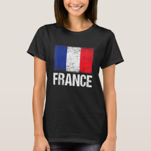 Camiseta Hombres de bandera de Francia Mujeres niños patrio