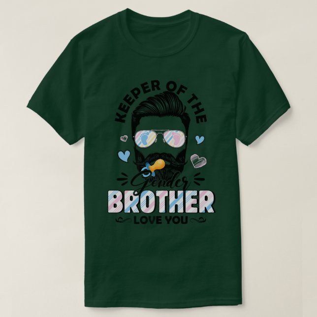 Camiseta Hombres De Barba Cuidadores De Género Hermano Te A (Diseño del anverso)
