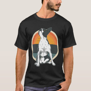 Camiseta Hombres de Boston Terrier Pul Hoooed
