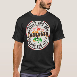 Camiseta Hombres De Camping Padre E Hijo Para Hombres De Vi