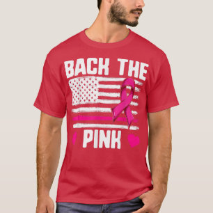 Camiseta Hombres de Cáncer de Mama Mujeres, Bandera Estadou