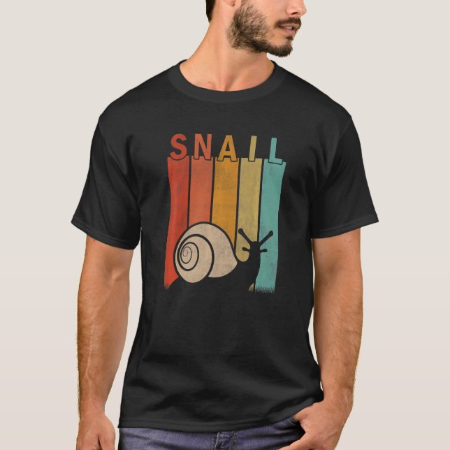 Camiseta Hombres De Caracol Con Problemas Mujeres Retro De  (Anverso)