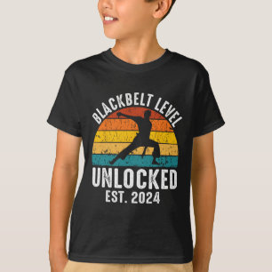 Camiseta Hombres de Cinturón Negro Logro Artes Marciales Ni